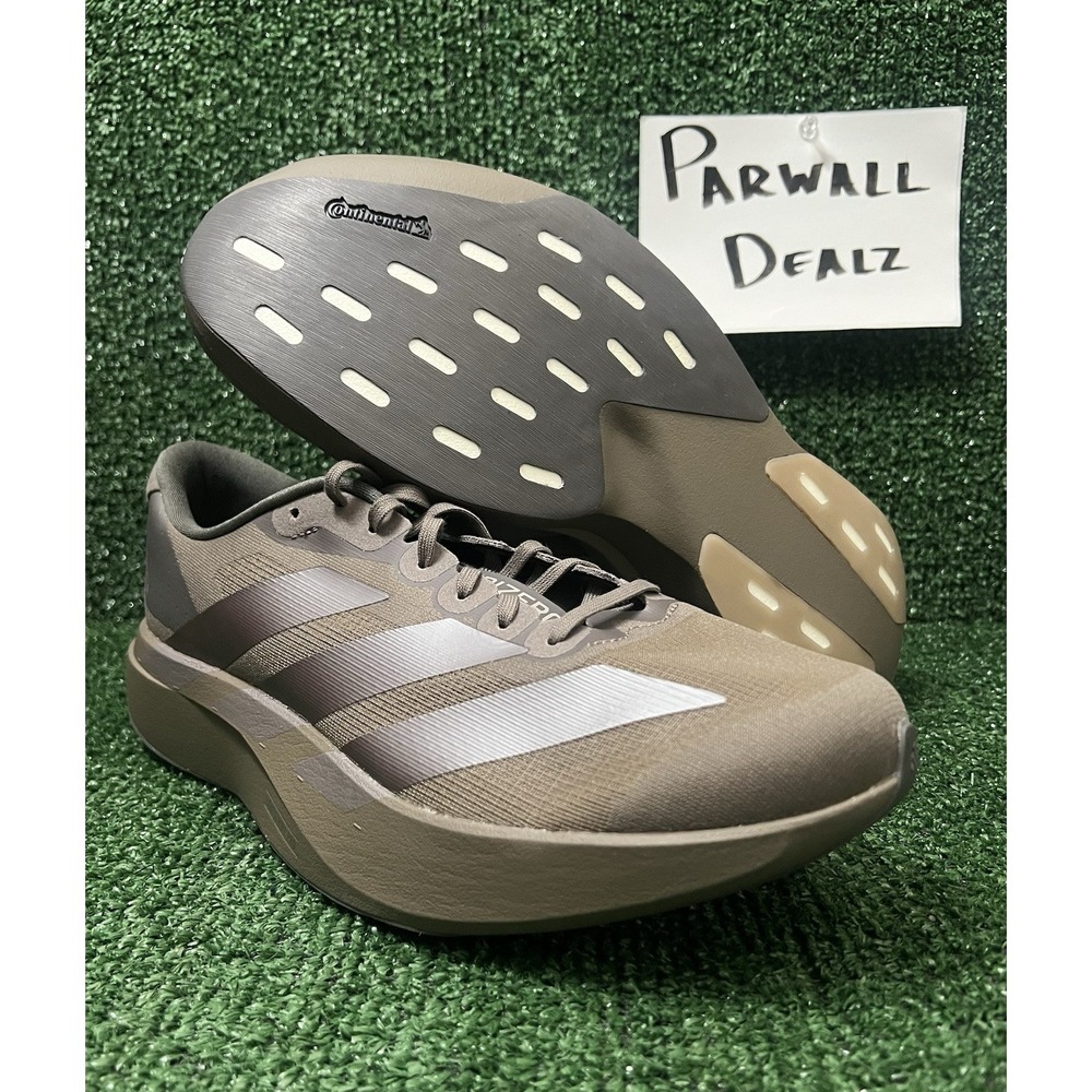 Adidas Adizero EVO SL Brown Coffee Training Running Shoes Men's Size 12 KI6884